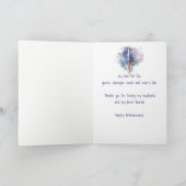 Jubileum Husband en vriend Lone Wolf in Forest Kaart (Binnen)