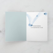 Jubileum Hydrangea Boeket Kaart (Binnen)