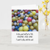 Jubileum-In de Fun Ball Pit Kaart (Gele Bloem)