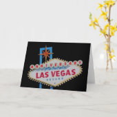 JUBILEUM in Fabulous Las Vegas Kaart (Gele Bloem)