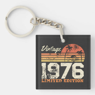 Jubileum Jaar Vintage 1976 Limited Edition Sleutelhanger