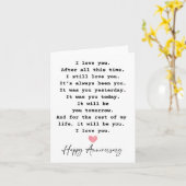 Jubileum Kaart (Gele Bloem)