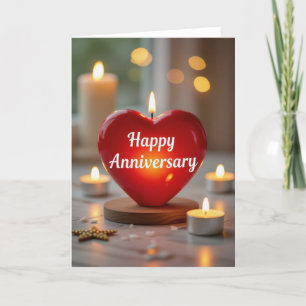 Jubileum Kaart, Happy Anniversary, bruiloft celeb Feestdagen Kaart
