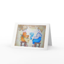 Jubileum kaart - Jij, Ik en een Blauwe Hemel schud