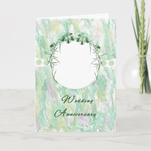 Jubileum Kaart voeg uw eigen Afbeelding toe (Voorkant)