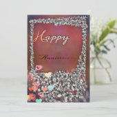 Jubileum kaart voor haar (Staand voorkant)