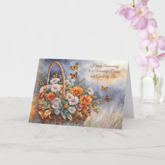 Jubileum Kaart voor neef en vrouw of man
