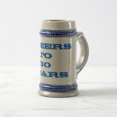 Jubileum Leeftijd Werken Jaren Beer Stein Mok (Voorkant rechts)
