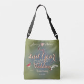 Jubileum Lily van de Valley Crossbody Tas (Achterkant)