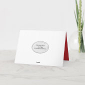 Jubileum Love Note in Red Envelope Kaart (Achterkant)