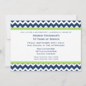 Jubileum Luncheon Invitation Limoen Kaart (Achterkant)