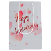 Jubileum Maraschino kersen op kant Medium Cadeauzakje (Achterkant)