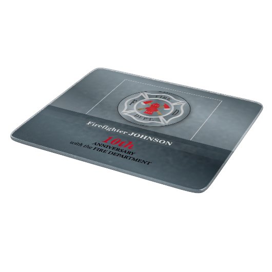 , Jubileum met brandafdeling Snijplank (Hoek)