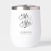 Jubileum Mr & Mrs Modern Elegant Script (Voorkant)