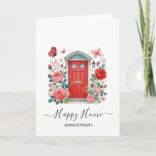 Jubileum op uw nieuwe huismakelaar kaart (Voorkant)