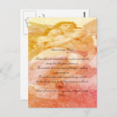 Jubileum Prayer met Angels Briefkaart (Voorkant / Achterkant)