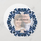 Jubileum Sapphire Wedding Kaart (Voorkant / Achterkant)