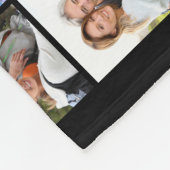 Jubileum Simple Script 59 Photo Collage Fleece Deken (Hoek)