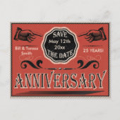  Jubileum Sla de datum op Aankondigingskaart (Voorkant)