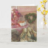 Jubileum "speciaal paar" Kaart (Gele Bloem)