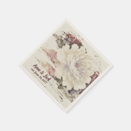 Jubileum Tapestry Roos Servet (Hoek)