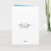 Jubileum Teddyberen Bloemen Kaart (Achterkant)