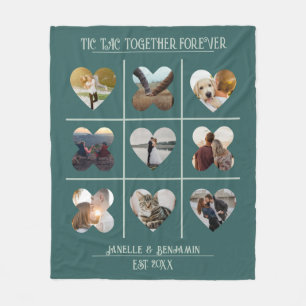 Jubileum Tic Tac Samen Foto sjabloon Fleece Deken