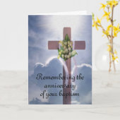 Jubileum van Baptisme Kaart (Gele Bloem)