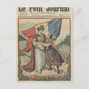 Jubileum van de annexatie van Savoy bij Briefkaart