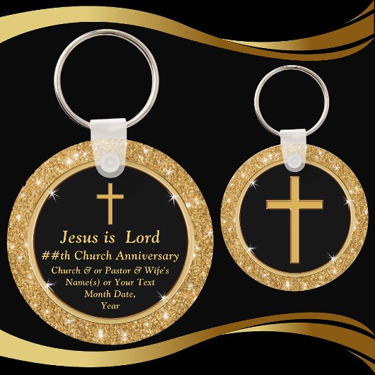 Jubileum van de Zwarte en de Gouden Kerk Sleutelhanger