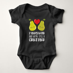 Jubileum van het 2e huwelijk Gift Married Couple P Romper
