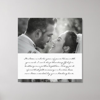 Jubileum van het Bliss Wedding - Canvas Afdruk