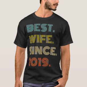Jubileum van het tweede huwelijk Beste vrouw sinds T-shirt