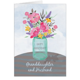 Jubileum van kleindochter en echtgenoot Jar Vase