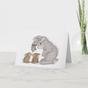 Jubileum van muizen en konijnen bedankkaart