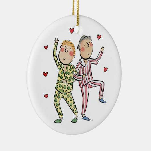 Jubileum van zijde keramisch ornament (Rechts)