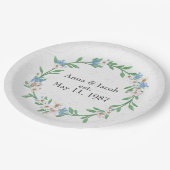 Jubileum ventilator Wreath Papieren Bordje (Gekanteld)