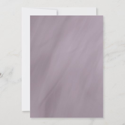 jubileum verjaardag 50e gedempte pruim gouden fram kaart (Achterkant)