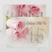 Jubileum voor 15 jaar kaart (Voorkant / Achterkant)