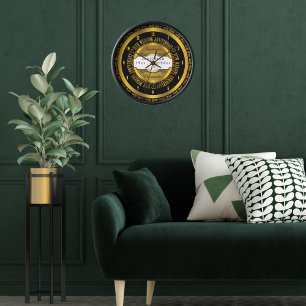 Jubileum voor 30e bruiloft, zwart en goud