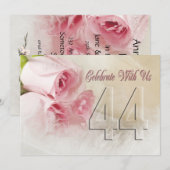 Jubileum voor 44 jaar kaart (Voorkant / Achterkant)