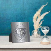 Jubileum voor aangepaste weddenschappen Silvery He Fotoplaat (Insitu)