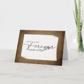 Jubileum voor altijd op papier met krulpapier kaart (Voorkant)