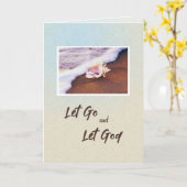 Jubileum voor herstel Seashell 12 stap Addiction Kaart (Gele Bloem)