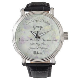Jubileum voor persoonlijk twitteren van kristallen horloge