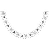 Jubileum voor persoonlijk weddenschap met fietsen vlaggetjes (Alle)