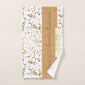 Jubileum voor persoonlijke paren bad handdoek (Handdoek)