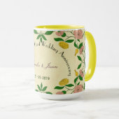 Jubileum voor persoonlijke paren mok (Voorkant rechts)