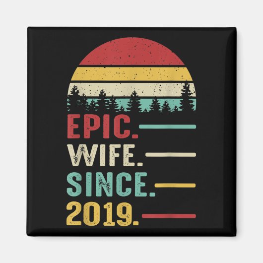 Jubileum voor tweede bruiloft magneet (Voorkant)