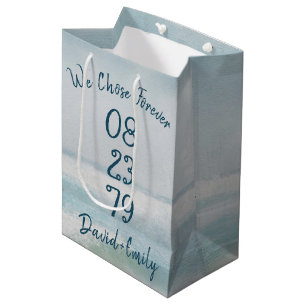Jubileum voor Waterverf van de oceaan Medium Cadeauzakje